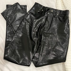 Vintage Wrangler Faux Leather Pants